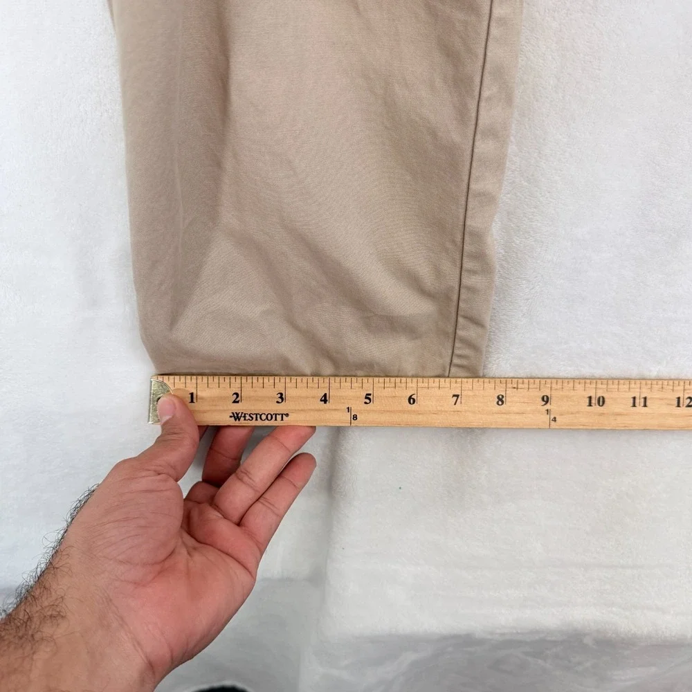 Orvis Cargo Pants Mens 38 (36x28) Beige Adjustable Waist Outdoor Hiking